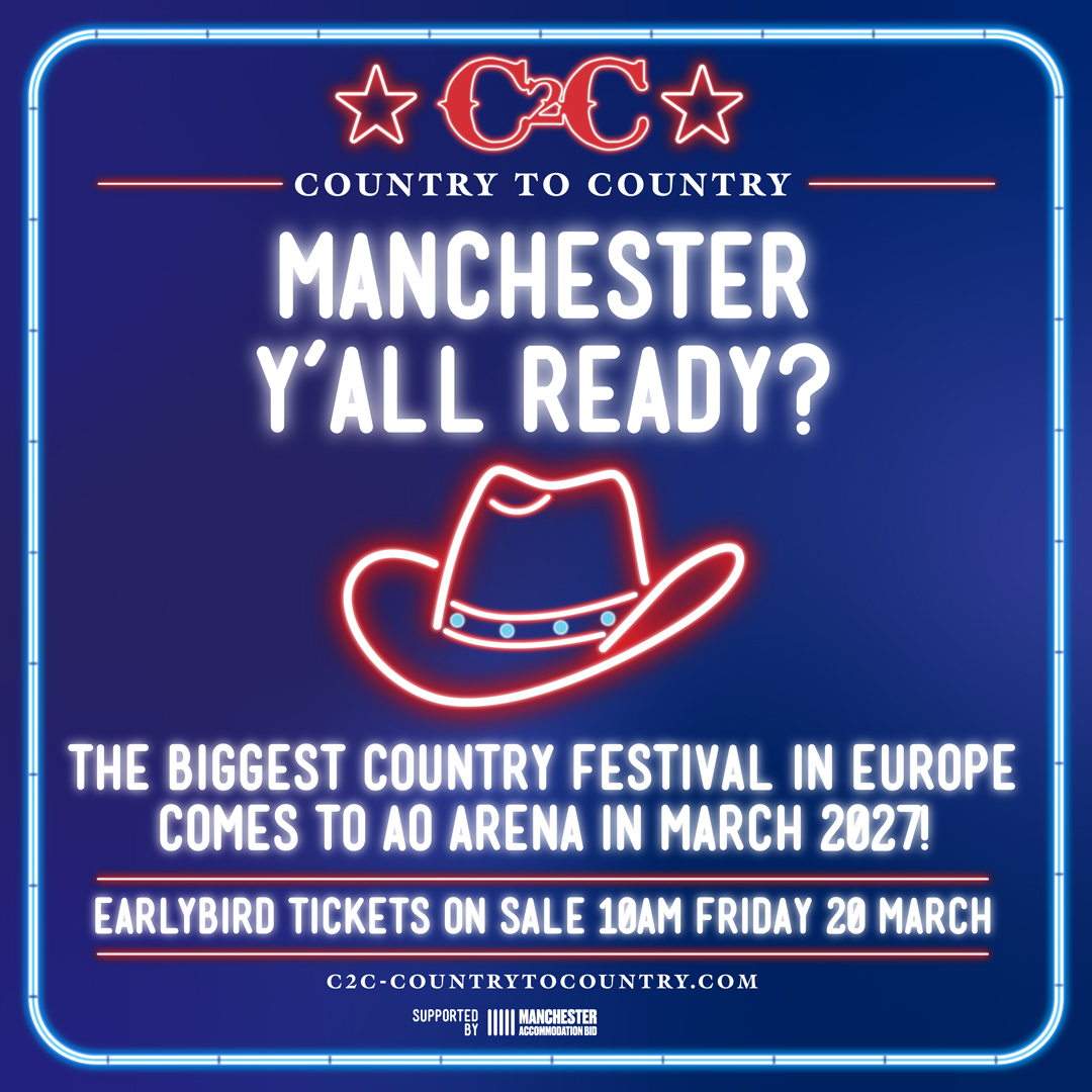 Country to Country Expands to Manchester: AO Arena to Host Three-Day Festival in 2027