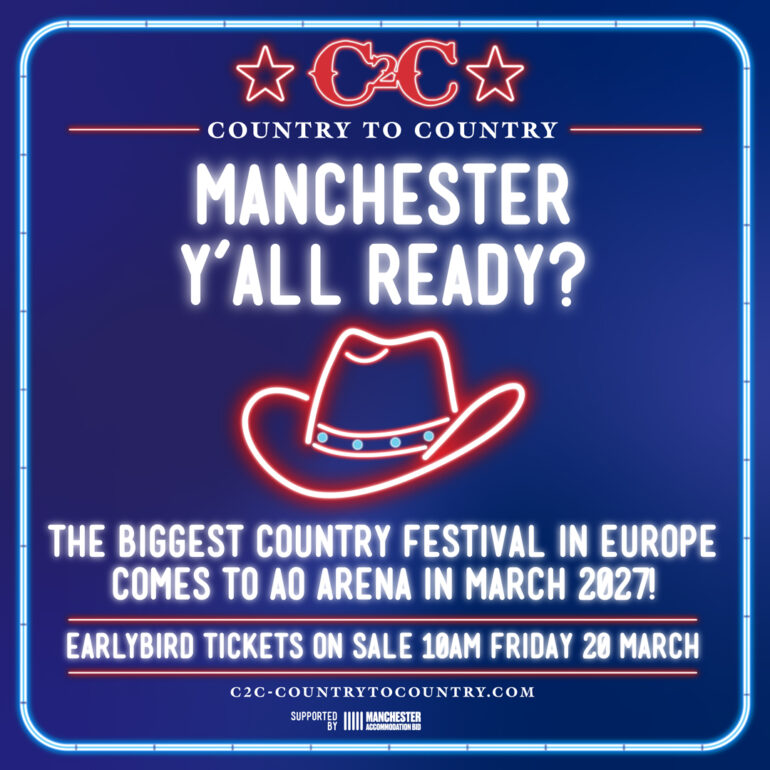 Country to Country Expands to Manchester: AO Arena to Host Three-Day Festival in 2027